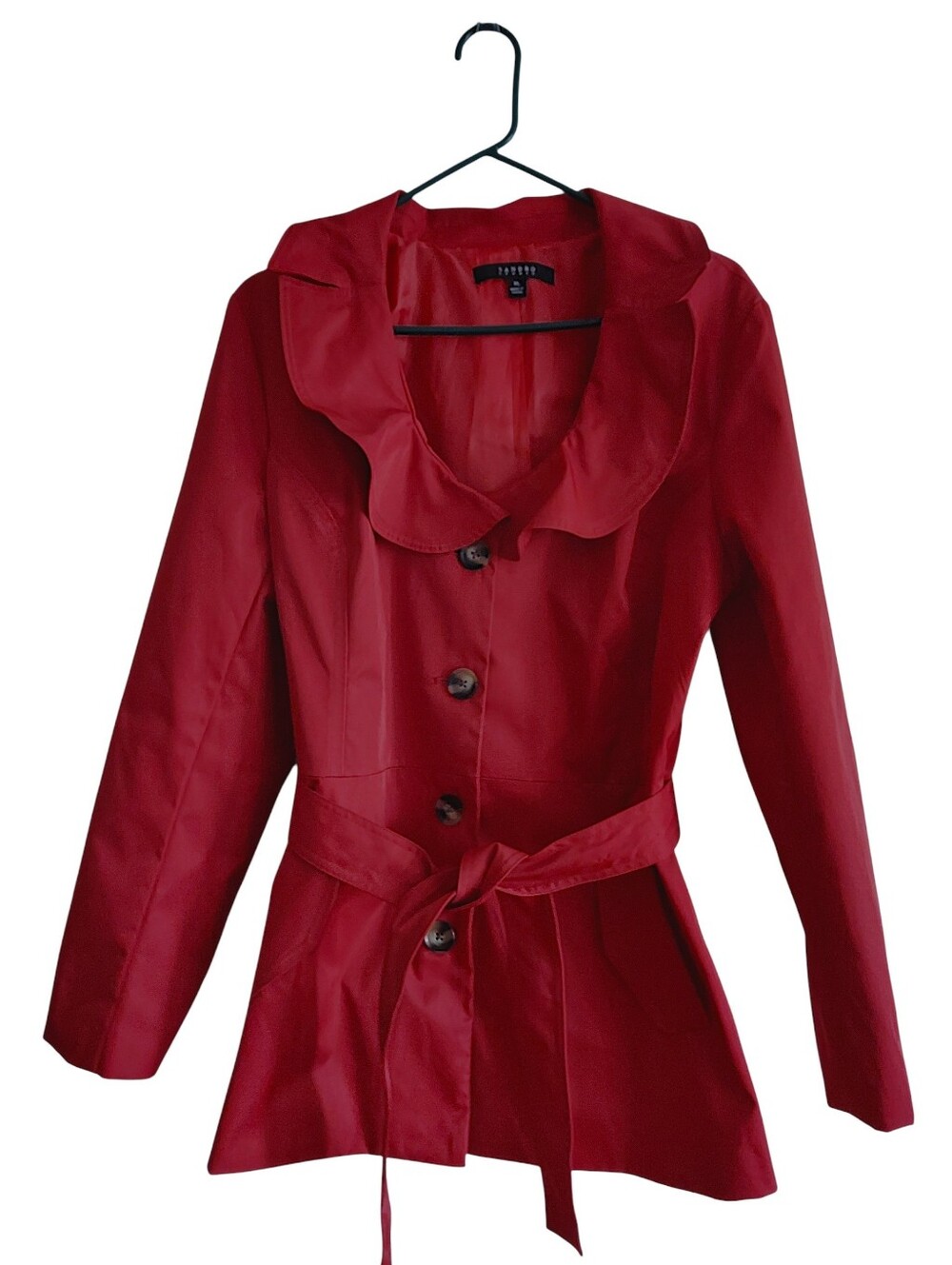 Sandro Burgundy Nylon Jacket